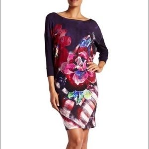 Desigual NWT $119 Celandia Shift Dress Floral Size S